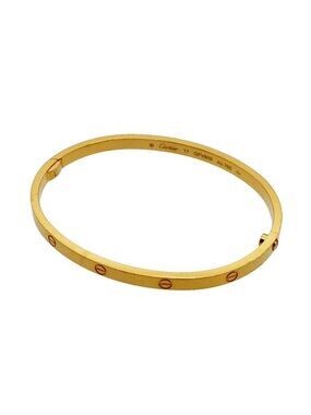 Cartier Bangle Love Bracelet SM 18k Yellow Gold